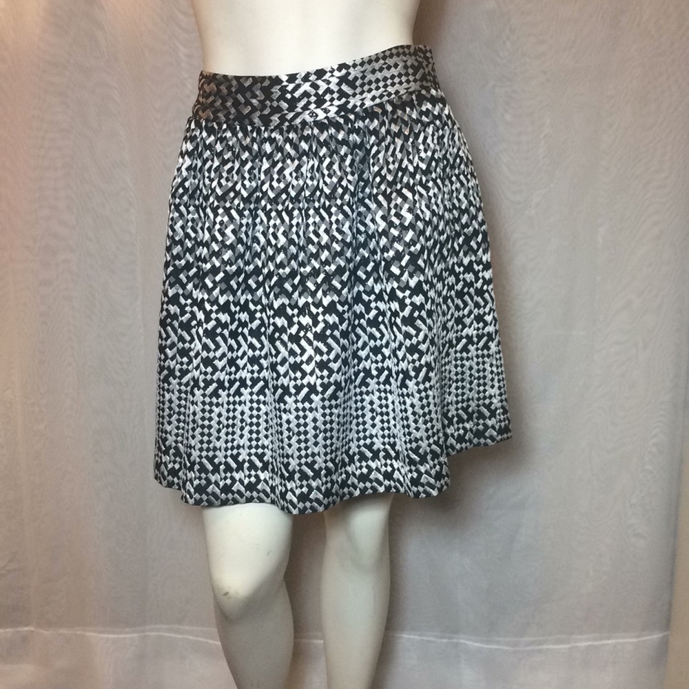Cynthia Rowley, black, white and silver.